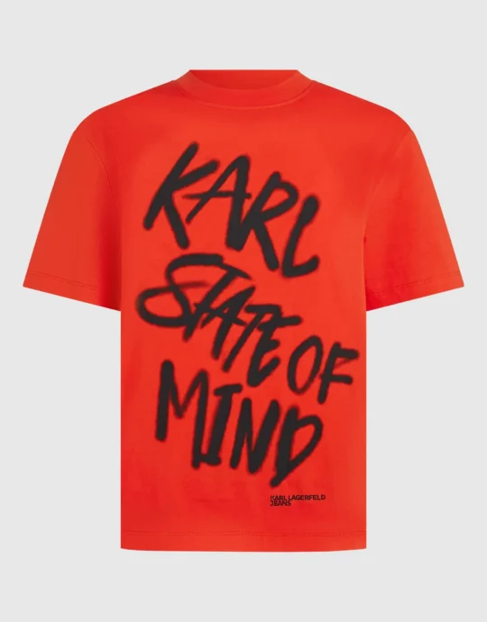 Regular‑fit Karl quote T-shirt
